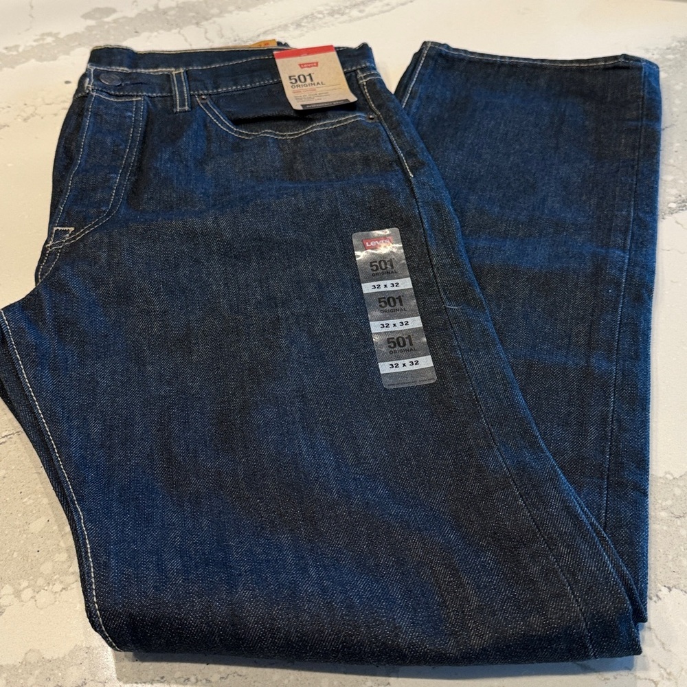 Levi's 501 Dark Indigo Jeans